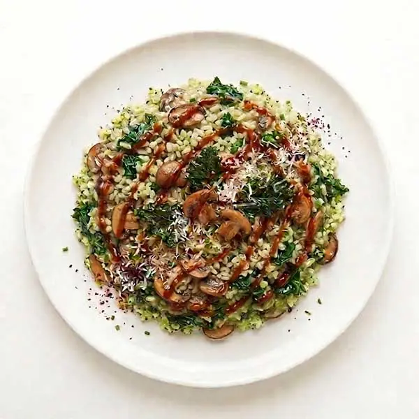 Keto Creamy Mix Mushroom, Kale & Dual Floweret Risotto